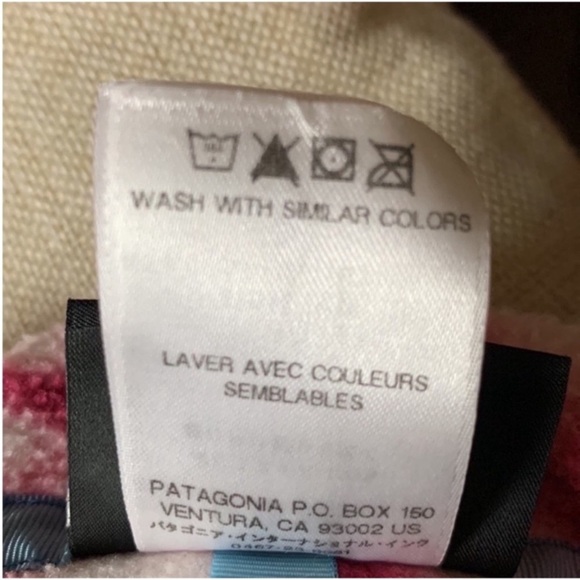 Patagonia T-Snap Pink tie-dye Synchilla Shibori Fleece pullover jacket Medium - Picture 11 of 12
